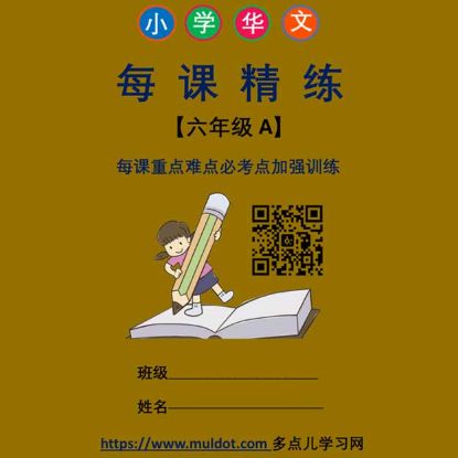 显示明细 小学华文每课精练【P6-六年级-A册】 图片 小学华文每课精练【P6-六年级-A册】