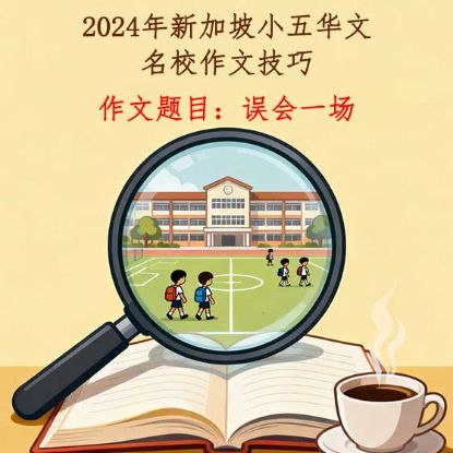显示明细 2024年名校小五华文看图作文主题:误会一场 图片 2024年名校小五华文看图作文主题:误会一场
