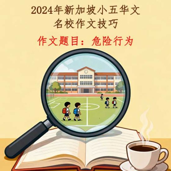 图片 2024年名校小五华文看图作文主题：危险行为