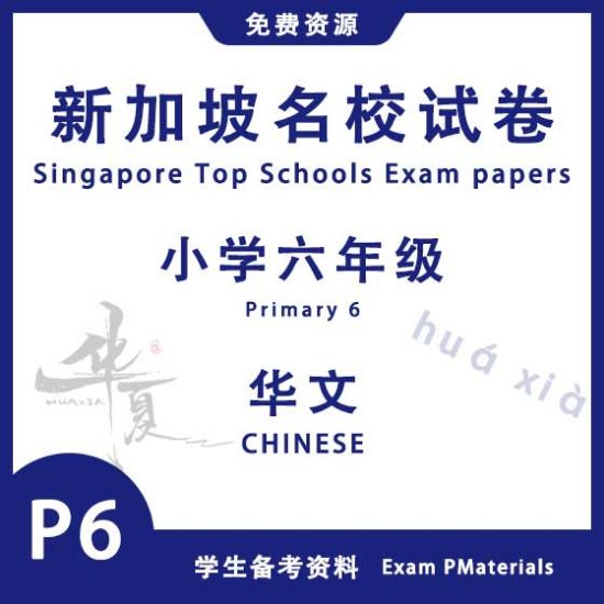 图片 P6 小学六年级华文 | 2011 - 2025 | 新加坡名校试卷